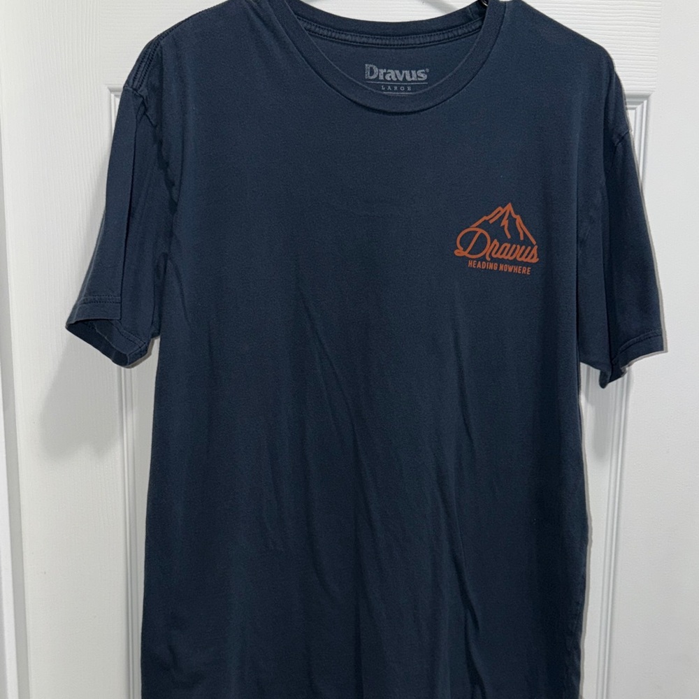 Dravus Men's Dark Blue Graphic Tee